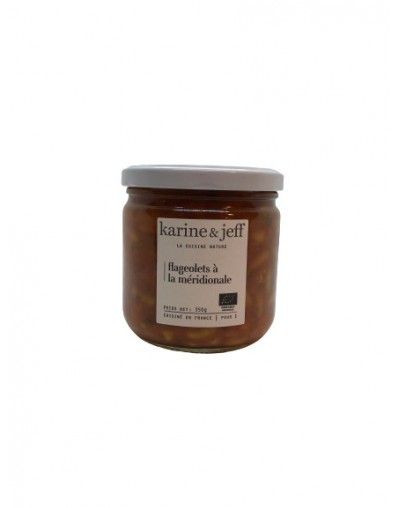 Flageolets à la méridionale 350g - Karine & jeff Flageolets à la méridionale 350g - Karine & jeff