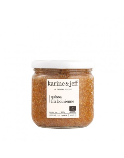 Quinoa à la bolivienne bio 350g - Karine & jeff Quinoa à la bolivienne bio 350g - Karine & jeff