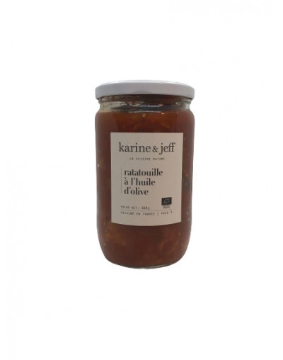 Ratatouille à l'huile d'olive bio 660g - Karine & jeff Ratatouille à l'huile d'olive bio 660g - Karine & jeff