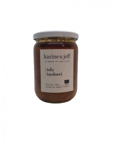 Tofu tandoori bio 440g - Karine & jeff Tofu tandoori bio 440g - Karine & jeff