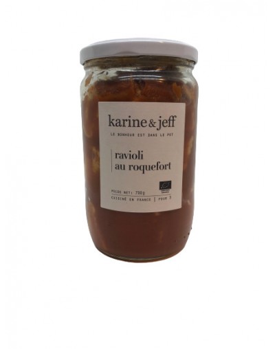 Ravioli au roquefort bio 700g - Karine & jeff Ravioli au roquefort bio 700g - Karine & jeff