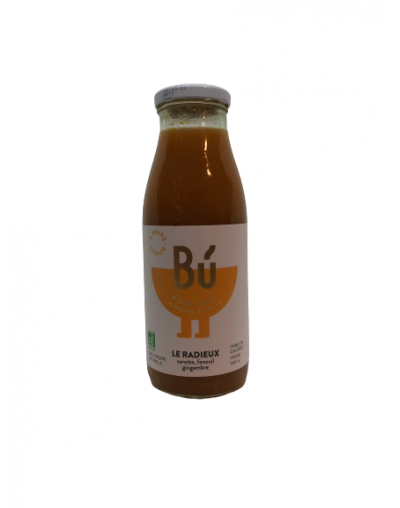 Bouillons bio " Le radieux " carotte, fenouil et gingembre 500ml - Bù Bouillons bio " Le radieux " carotte, fenouil et gingembre 500ml - Bù