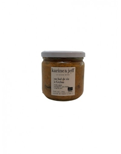 Risotto mijoté aux légumes, pois chiches et lait de coco bio 350g - Karine & jeff Risotto mijoté aux légumes, pois chiches et lait de coco bio 350g - Karine & jeff