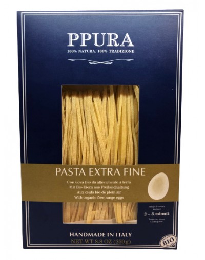 Pâtes aux oeufs bio de plein air 250g - Ppura Pâtes aux oeufs bio de plein air 250g - Ppura