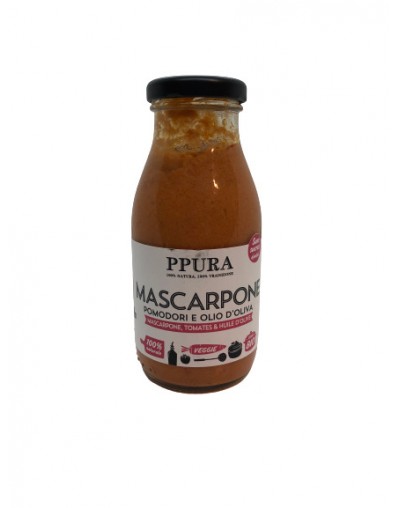 Sauce tomate bio et artisanal au mascarpone et à l'huile d'olive 250g - Ppuro Sauce tomate bio et artisanal au mascarpone et à l'huile d'olive 250g - Ppuro