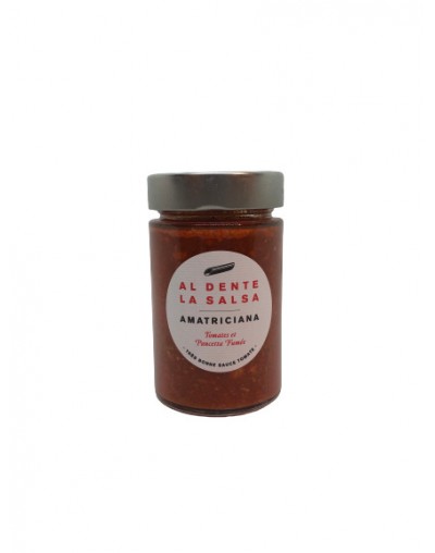 Sauce " Amatriciana " tomates et pancetta fumée 200g - Al dente la salsa Sauce " Amatriciana " tomates et pancetta fumée 200g - Al dente la salsa