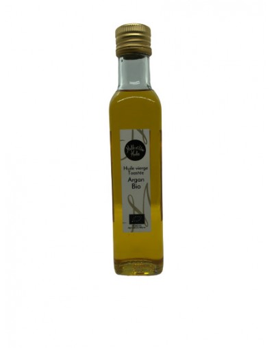 Huile vierge toastée d'Argan BIO 250ml - Mille et une huiles Huile vierge toastée d'Argan BIO 250ml - Mille et une huiles