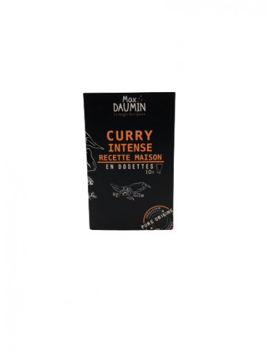 Curry intense recette maison 22g - Max Daumin Curry intense recette maison 22g - Max Daumin