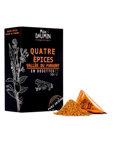 Quatre épices vallée du Faraony 17g - Max Daumin Quatre épices vallée du Faraony 17g - Max Daumin
