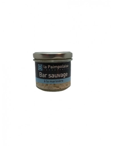 Bar sauvage à la marinière 80g - la Paimpolaise Bar sauvage à la marinière 80g - la Paimpolaise