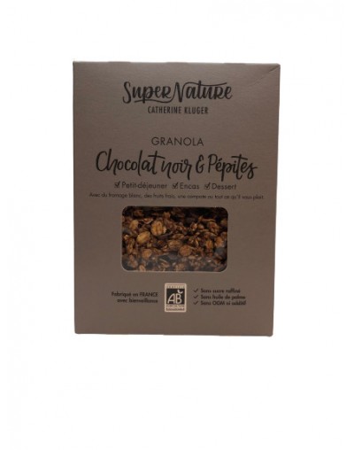 Granola Bio chocolat noir et pépite 350g - Super Nature