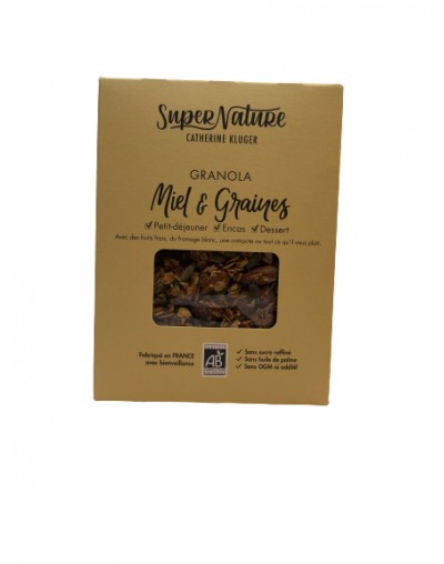 Granola bio miel et graines 350g - Super Nature