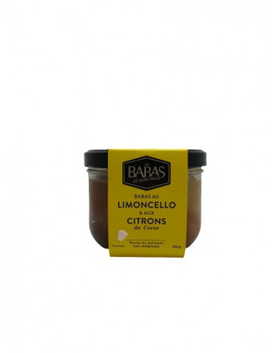 Babas au limoncello et aux citrons 380g - Les Babas de Saint Malo Babas au limoncello et aux citrons 380g - Les Babas de Saint Malo