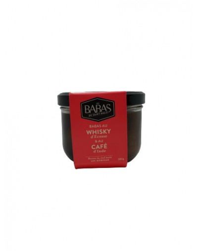 Babas au whisky et au café 380g - Les Babas de Saint Malo Babas au whisky et au café 380g - Les Babas de Saint Malo