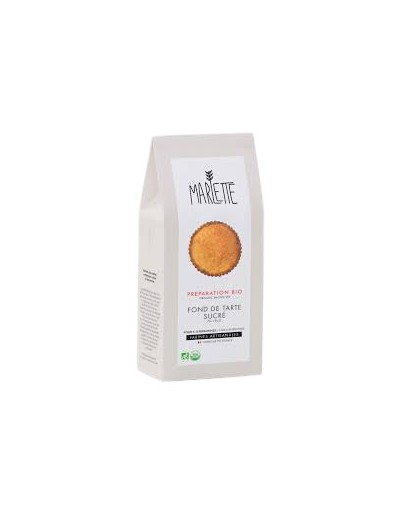 Préparation BIO d'un fond de tarte sucré 300g - Marlette Préparation BIO d'un fond de tarte sucré 300g - Marlette
