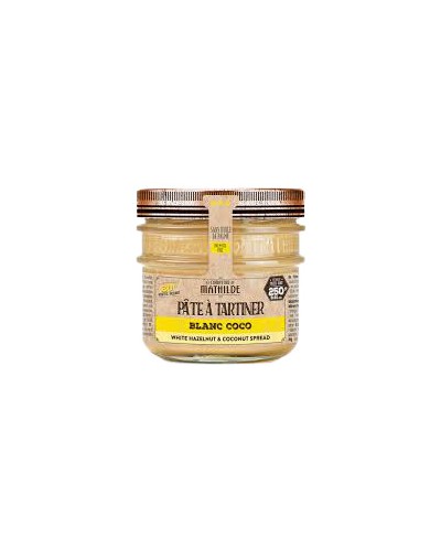 Pâte à tartiner au chocolat blanc coco 250g - Le comptoir de Mathilde Pâte à tartiner au chocolat blanc coco 250g - Le comptoir de Mathilde