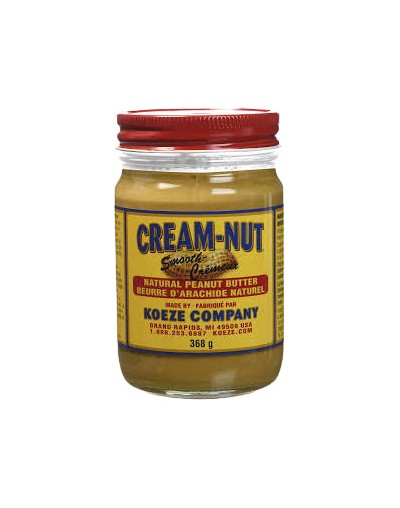 Beurre de cacahuète 368g  - Koeze company Beurre de cacahuète 368g  - Koeze company