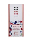 Chocolat au lait bio aux pépites de caramels et au sel de Guérande 40g - Carré Suisse