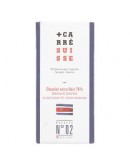 Chocolat extra noir du Pérou 77% - Carré Suisse