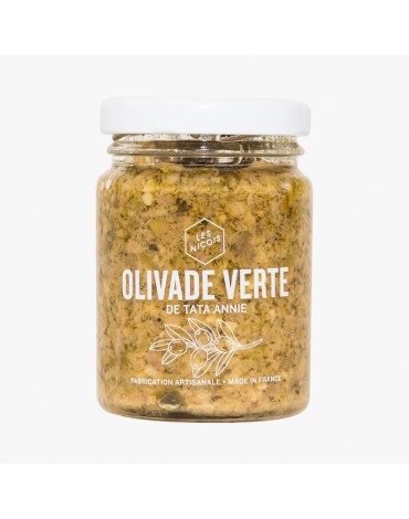 Olivade verte de Tata Annie - Les Niçois 80g Olivade verte de Tata Annie - Les Niçois 80g