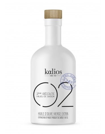 Huile d'olive 02-2ème récolte,milieu de saison-Kalios Huile d'olive 02-2ème récolte,milieu de saison-Kalios